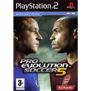 Pro Evolution Soccer 5 PS2 แผ่นเกมส์ps2 PES2005 แผ่นไรท์ เกมเพทู เกมps2 เกมบอลวินนิ่งpes5 ps2