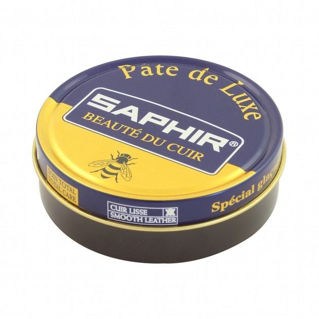 Saphir Beaute du Cuir แวกซ์ขัดรองเท้าคุณภาพเยี่ยมจากฝรั่งเศส สำหรับรองเท้าหนังที่ต้องการความเงางาม