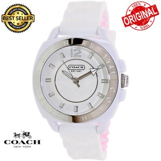 นาฬิกา COACH Boyfriend White Silicone รุ่น 14501352