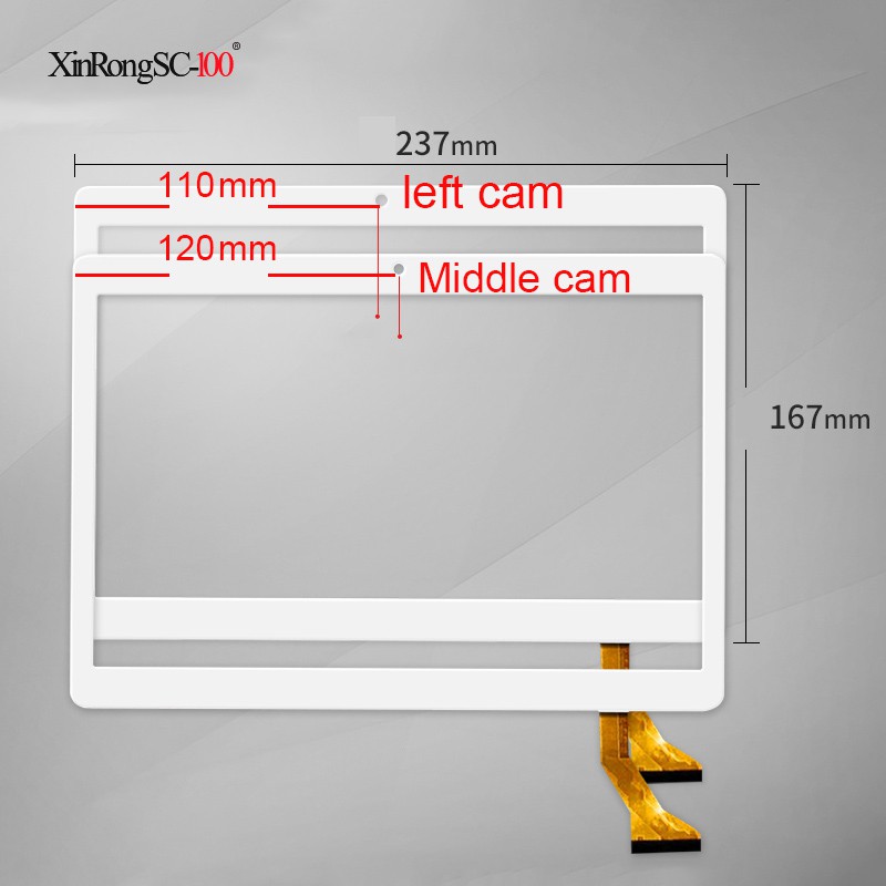 สําหรับแท็บเล็ต 10.1 นิ้ว ZY-1001 CH-1096A4-PG-FPC308-V01 CH-1096A4-FPC308 GT10PG127 V2.0 3.0 4.0 SQ