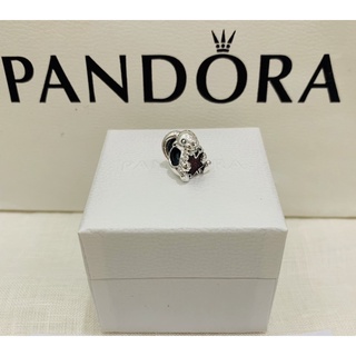 Pandora canadian beaver &amp; maple leaf charm แท้100%