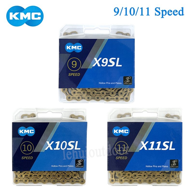 KMC จักรยาน X9SL X10SL X11SL MTB จักรยานโซ่ 9/10/11 ความเร็วจักรยาน Crankset สําหรับ Shimano SRAM จั