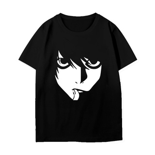 เสื้อยืดพิมพ์ลายแฟชั่น Death Note Unisex Men’s t-shirt unisex รูปแบบใหม่ ยอดฮิต เสื้อแขนสั้น เสื้อหญิงและชาย เสื้อคู่