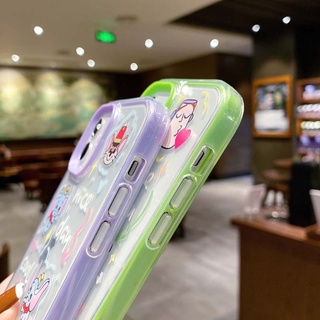 【พร้อมส่ง】เคสโทรศัพท์มือถือแบบนิ่ม กันกระแทก ลายดัมโบ้ 3 In 1 สําหรับ iPhone 13 12 11 Promax 7 8 Plus X XR XSMax SE