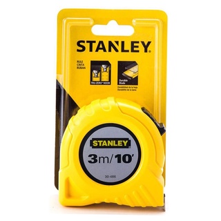 ตลับเมตร 3เมตร STANLEY รุ่น 30-486 ขนาด 3 เมตร X 10 มม. สีเหลือง