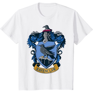 ผ้าฝ้ายคอกลมเสื้อยืด พิมพ์ลาย Harry Potter Ravenclaw House Crest สไตล์วินเทจ เรโทร คลาสสิก สําหรับผู้ชาย และผู้หญิงfrom