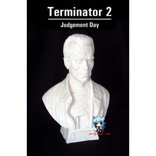 รูปปั้นครึ่งตัว คนเหล็ก อาร์โนล Terminator T-800 Arnold ฺBust 1/2.5 ไวนิล ฟิกเกอร์ โมเดล vinyl figure model