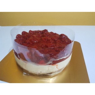 Keto strawberry cheesecake คีโตสตอเบอรี่ชีสเค้กแบบปอนด์ ไร้แป้งและน้ำตาล