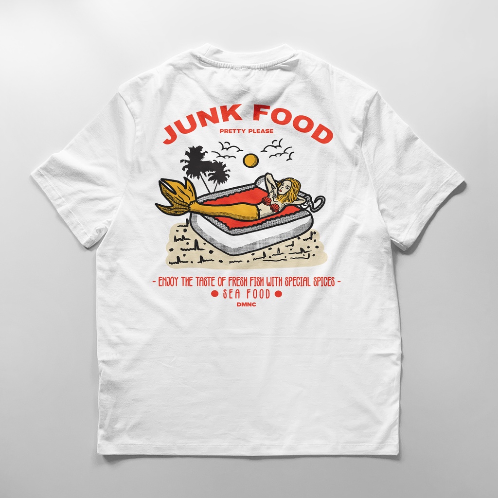 เสื้อยืด DMNC Junk Food เสื้อยืด 20s