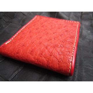 ostrich  wallet exotic wallet  กระเป๋าหนังนกกระจอกเทศ