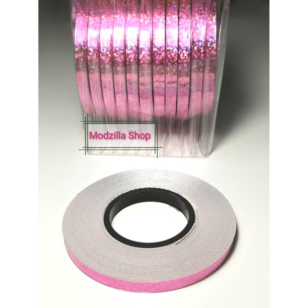 เทปตัดขอบ เทปตีเส้น  เลเซอร์ ขนาด 5 มม. ยาว 8,16 หลา