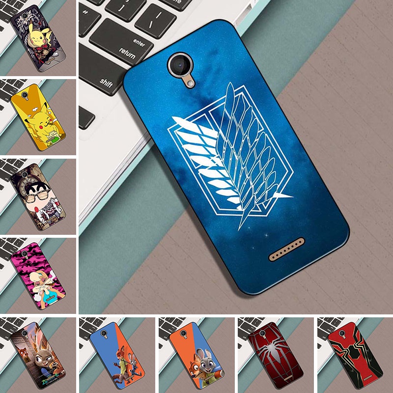 เคสโทรศัพท์มือถือลายการ์ตูนกันชนสําหรับ Wiko Harry 5.0"