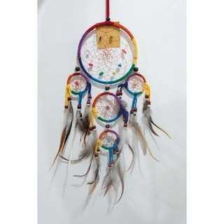 ตาข่ายดักฝัน ขนาดเส้นผ่าศูนย์กลาง 12 ซม Dream Catcher