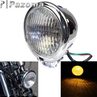 PA รถจักรยานยนต์4.5 "Bates Lt-4-1/2" H4ไฟหน้า H Ead Light Technic HOPPER 7C