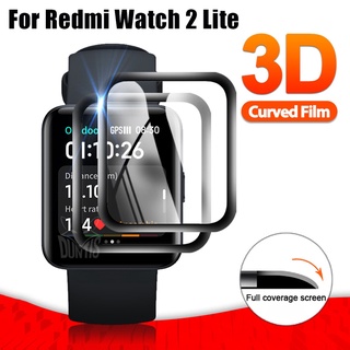 ฟิล์มกระจกนิรภัยกันรอยหน้าจอ 3D สําหรับ Xiaomi Redmi Watch 2 Lite Redmi Watch 2 Lite