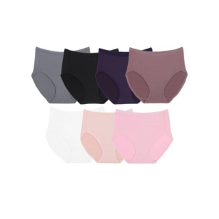 Wacoal Panty Set 7 ชิ้น กางเกงใน รูปแบบเต็มตัว (Short) รุ่น WU4C34 คละสี