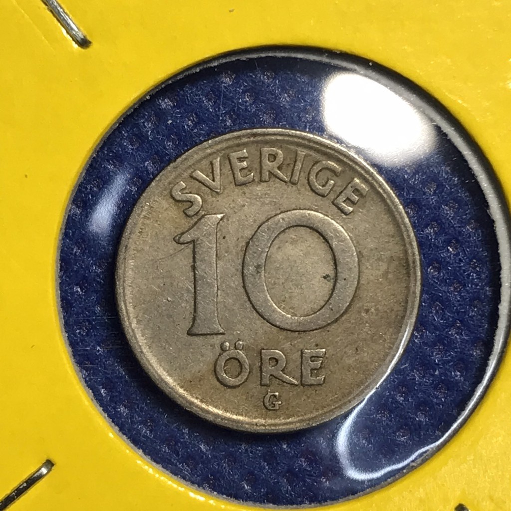 No.14380 ปี 1940 Sweden สวีเดน 10 ORE เหรียญต่างประเทศ หายาก น่าสะสม ราคาถูก
