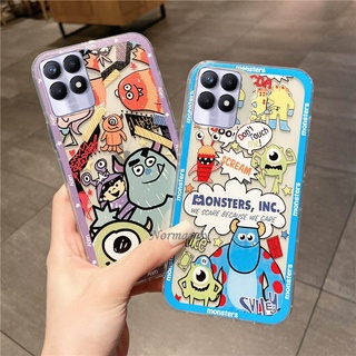 เคสโทรศัพท์ Hot Sale Phone Case Realme GT 2 Pro / Narzo 50 50i / Narzo 50A Prime Casing Cartoon Monster University Pattern Silica Gel TPU Shock-proof Back Cover Protect Soft Case เคส