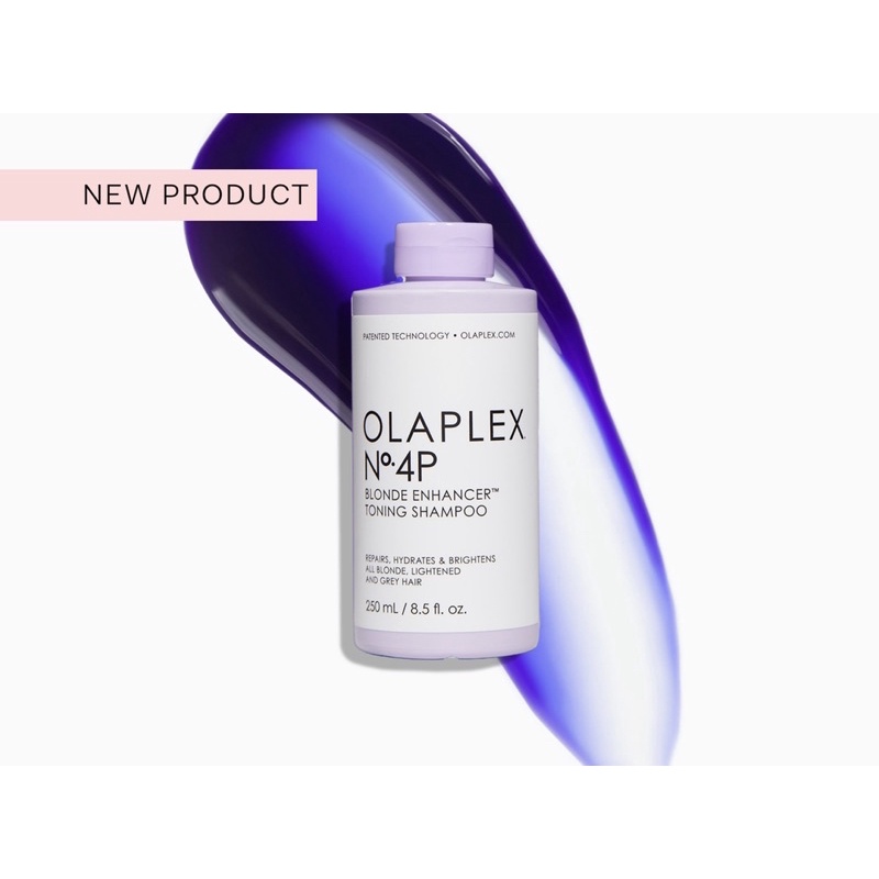 OLAPLEX NO.4P 250 ML. แชมพูม่วง กดเม็ดสีเหลือง ปรับสีผมสวยสดใส ...