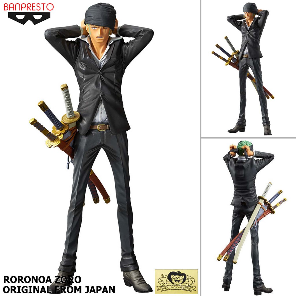 Figure งานแท้ Original แมวทอง One Piece วันพีซ เต็มพิกัดสลัดจอมลุย วันพีช Roronoa Zoro โรโรโนอา โซโร