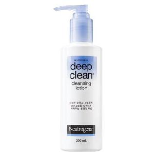 ✅ Neutrogena Deep Clean Cleansing Lotion 200 ml เมคอัพรีมูฟเวอร์ ขจัดคราบเครื่องสำอาง