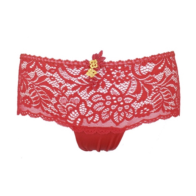 Annebra กางเกงใน ทรงบอยเลค ผ้าลูกไม้ Boyleg Panty รุ่น AU3-886