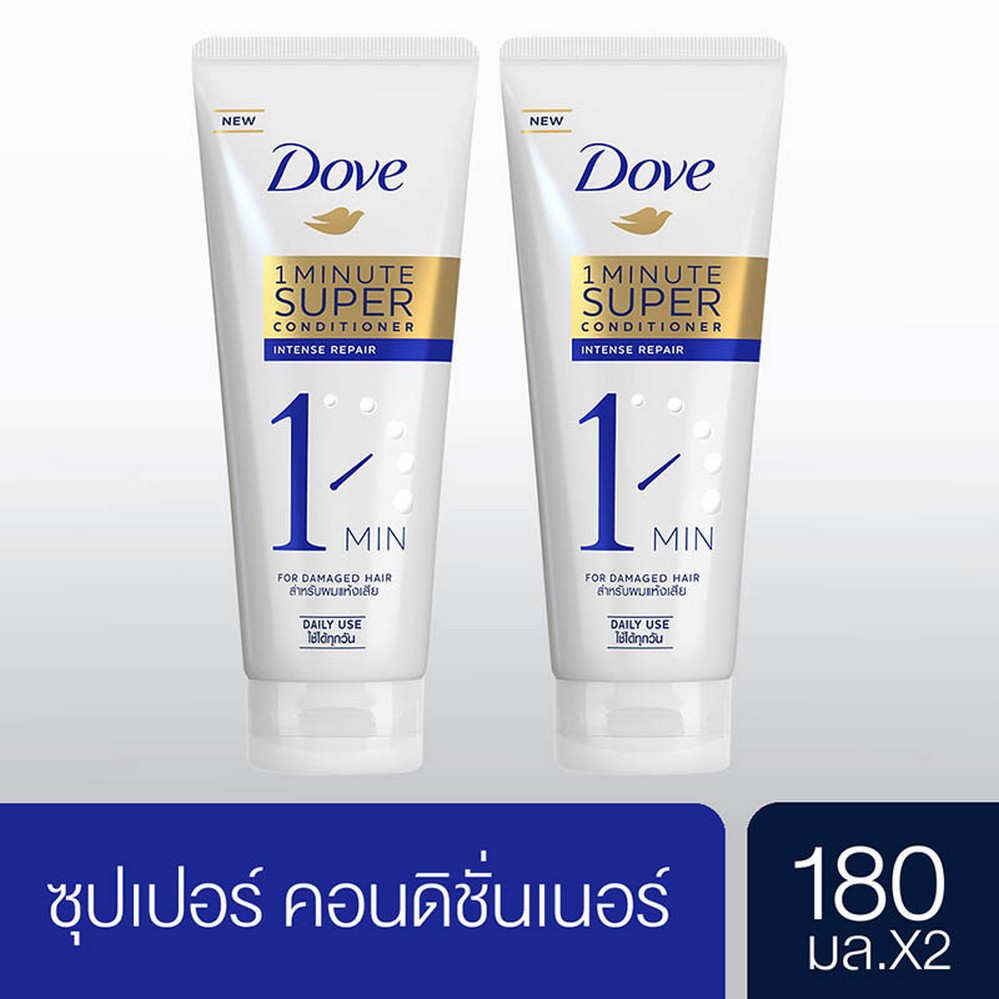 Dove Intensive Repair 1 Minute Super Conditioners 180 ml. (2 pcs) UNILEVER