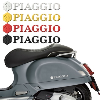 สติ๊กเกอร์ 3D PIAGGIO สติ๊กเกอร์ติดตัวถังรถจักรยานยนต์ รูปลอกกันน้ำ อุปกรณ์เสริมสำหรับรถจักรยานยนต์