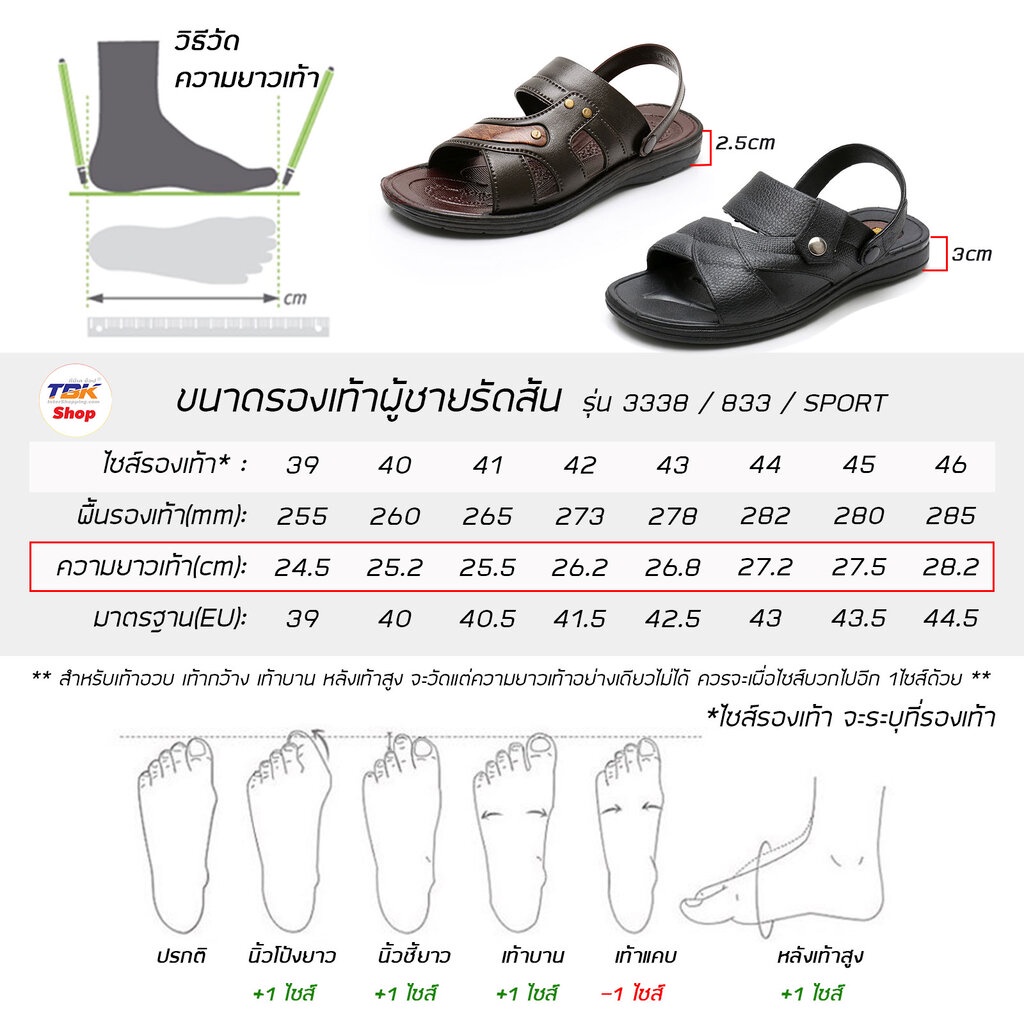 รองเท้าผู้ชาย แตะรัดส้น มี3รุ่น ยาง PVC พื้นนิ่ม ปรับสายรัดส้นพับเก็บได้ ใส่สบายเท้า พื้นยางกันลื่น คุณภาพดี *ต้องเผื...