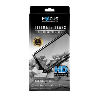 *ประกัน1ปี* Focus ฟิล์มกระจกไม่เต็มจอ Ultimate Glass HD ใสไม่มีขอบสี สำหรับ iPhone 17 17Air 17Pro 17ProMax 16 PM 15 14