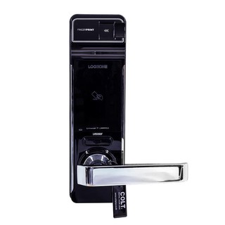 กุญแจดิจิตอลล็อก COLT LH5000F สีดำ กลอนประตูดิจิตอล DIGITAL DOOR LOCK COLT LH5000F BLACK อุปกรณ์ประตู ประตู หน้าต่าง