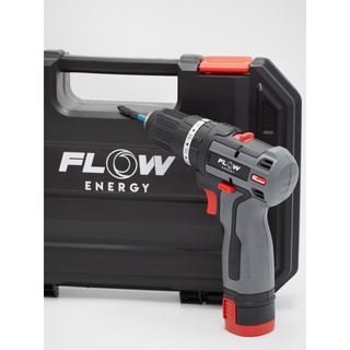 สว่านไร้สาย Brushless FLOW รุ่น FD-3 ขนาด 12 V / FLOW ENERGY FD-3 / ใช้สำหรับ เจาะปูน ไม้ เหล็ก มีโหมดกระแทก / FLOW ENER