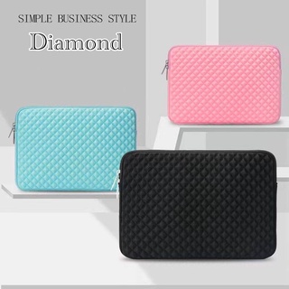 กระเป๋า โน๊ตบุค Notebook Bag Diamond 13" Laptop แล็ปท็อป ลายเพชร ( THพร้อมส่ง ในไทย )