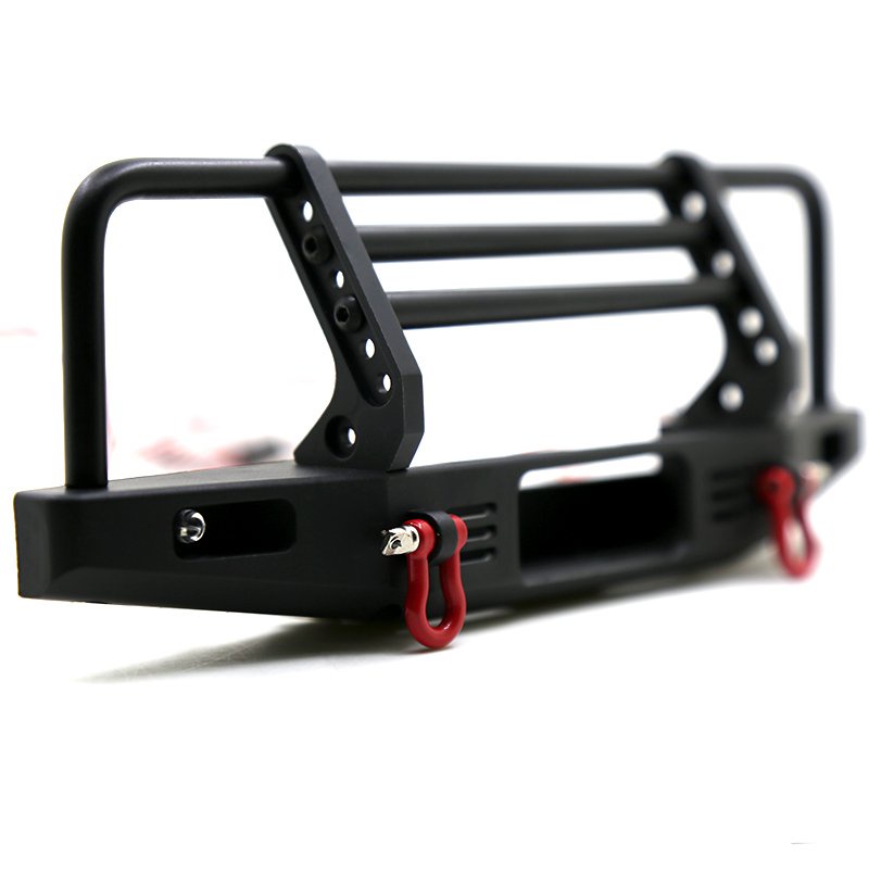 1/10 จําลองรถปีนเขา Wilderness กันชนหน้า TRX4 SCX10 90046 กันชนหน้าโลหะป้องกันการชนกัน