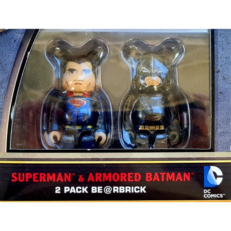 KUBRICK  SUPERMAN AND ARMORED BATMAN size 100%