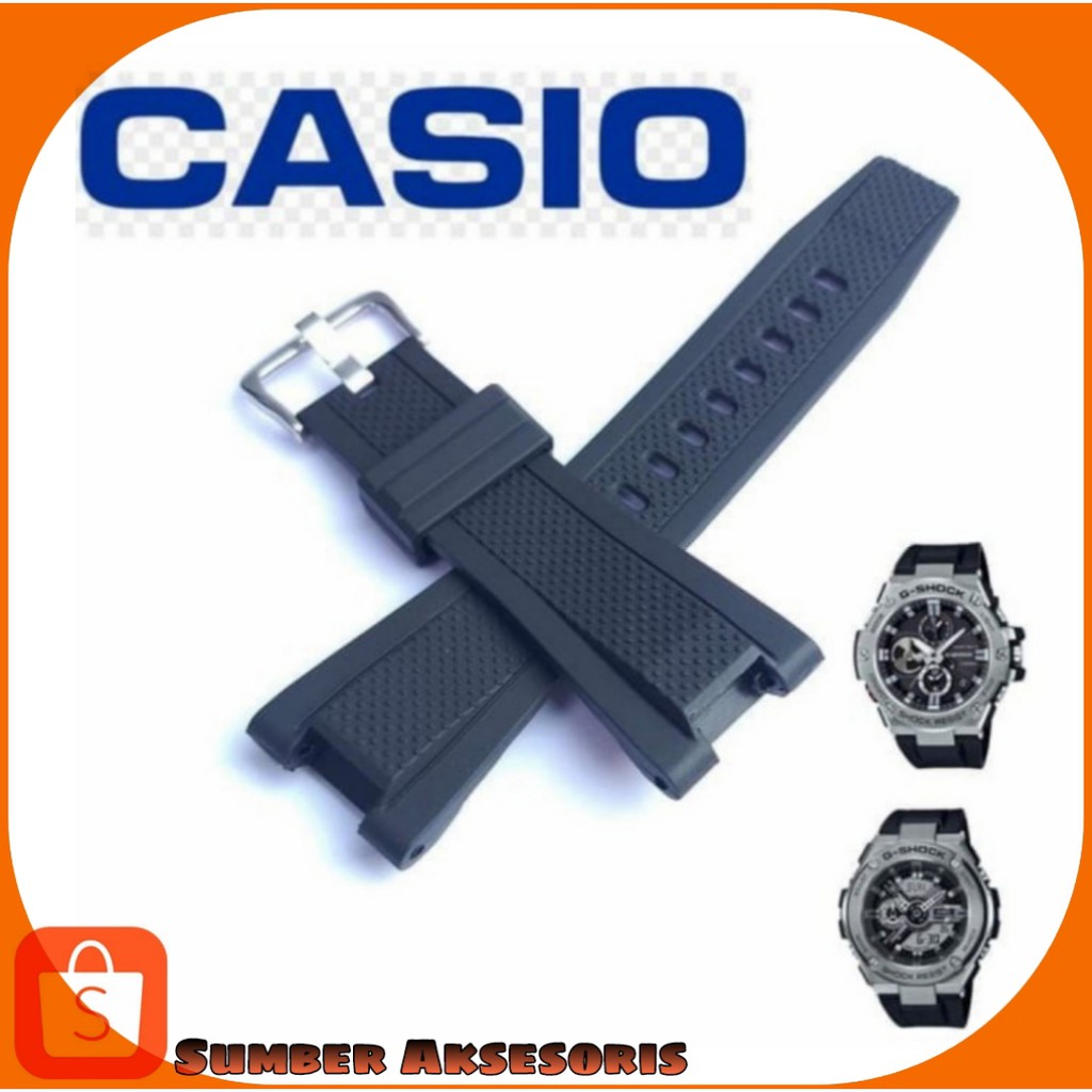 สายนาฬิกาข้อมือยาง สําหรับ Casio G-shock GST-W300G S300G GST-W300G 7AJF S120L 1ADR S120 S-1101-A S300G S130L