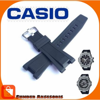 สายนาฬิกาข้อมือยาง สําหรับ Casio G-shock GST-W300G S300G GST-W300G 7AJF S120L 1ADR S120 S-1101-A S300G S130L