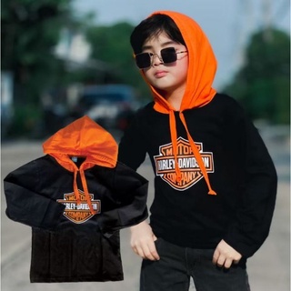 #Harley hoodie รุ่นใหม่มาแบบฮู้ด ผ้า cotton ใส่สบาย #เสื้อharley #ชุดเด็ก #เสื้อเด็ก