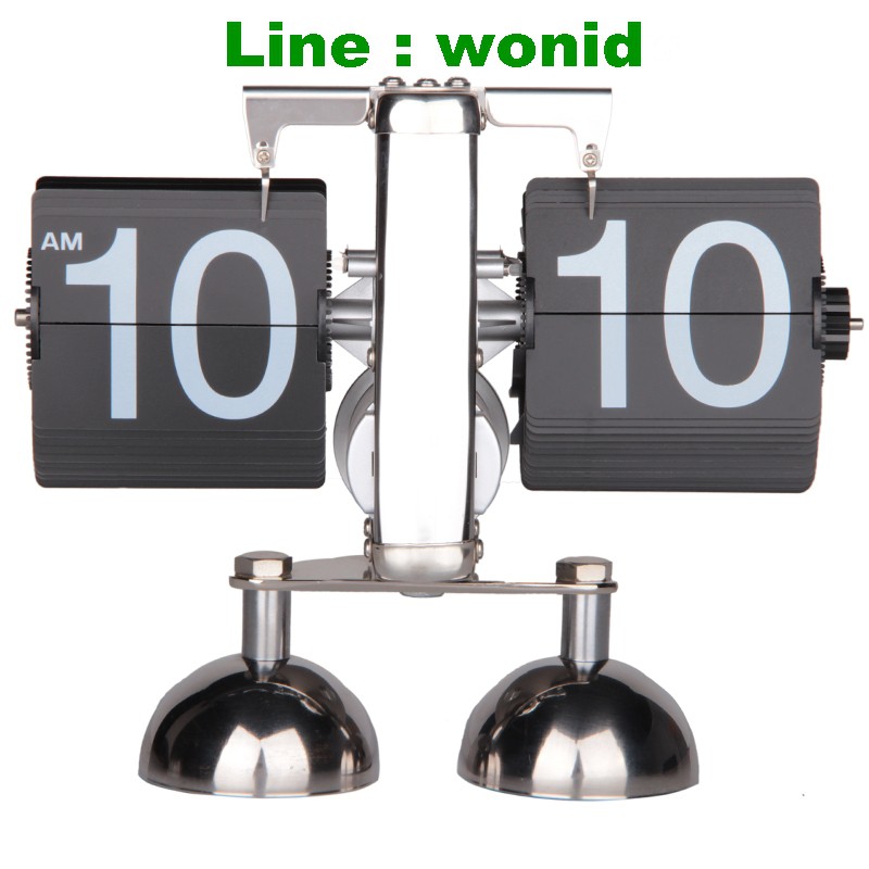 นาฬิกา Flip Clock auto double base