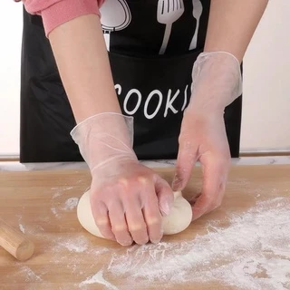 ถุงมือยาง ถุงมือ PVC ถุมือทํากับข้าว