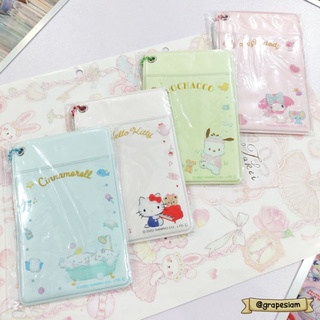 🌈พวงกุญแจใส่การ์ด ซองใส่บัตร บัตรรถไฟหรือรูป ลาย Sanrio สินค้าจากญี่ปุ่นแท้100%🌈