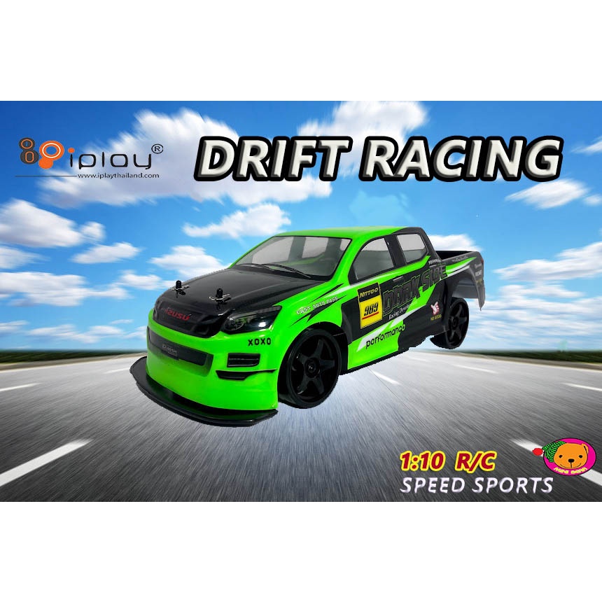 รถกระบะดริฟท์ชุดพิเศษแถมแบตเตอรี่เทอร์โบ IP 565G สเกล 1:10 ทัวร์ริ่ง รีโมท 2.4Ghz  มีเทอร์โบ มีกำลัง