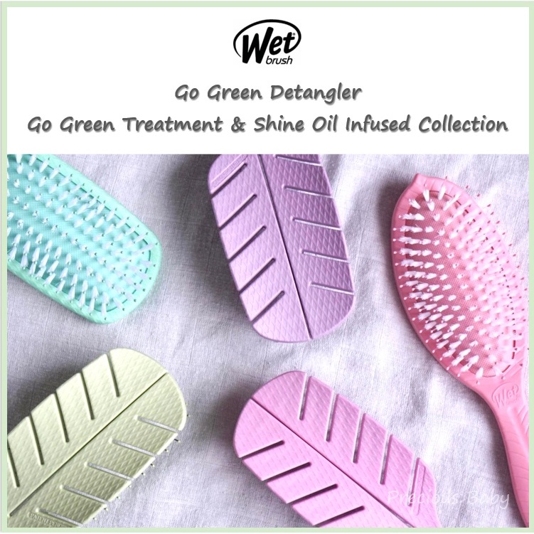 The Wet brush - GO GREEN Detangler / Treatment&Shine Oil Infused #Wetbrush
