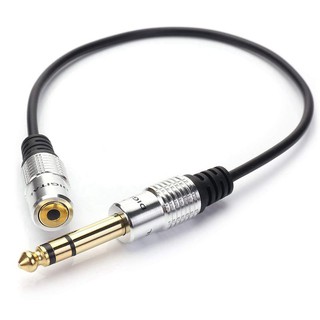 ☁1/4 inch to 3.5mm Stereo Adapter Cable 6.35mm TRS Male to 3.5mm Female Quarter