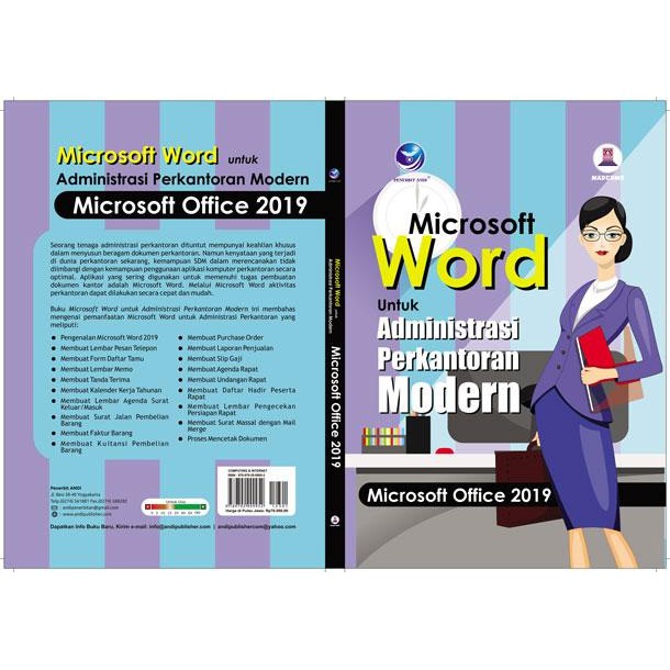 Microsoft Word Book สําหรับการบริหารสํานักงานสมัยใหม่ Microsoft Office 2019