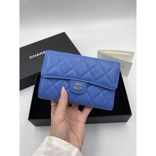 Newwww chanel medium wallet trifold HL30 ของใหม่