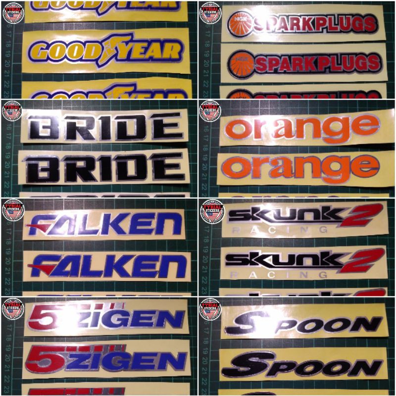 !!! การกวาดล้าง !!! สติ๊กเกอร์รถยนต์ PELEKAT KERETA SPOON BRIDE 5ZIGEN SKUNK2