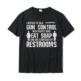 เสื้อยืดลําลอง ผ้าฝ้าย แขนสั้น พิมพ์ลาย 2nd Amendment สําหรับผู้ชายS-5XL