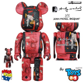 Be@rBrick Andy Warhol X Jean Michel #1 1000%, 400+100%