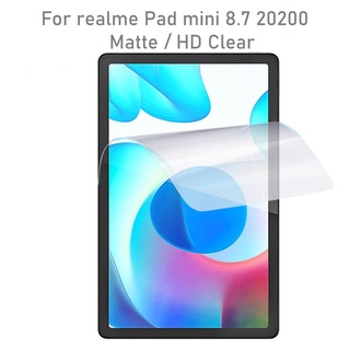 Realme Pad mini 8.7 นิ้ว 2022 ฟิล์ม PET นิ่ม เคลือบด้าน ป้องกันแสงสะท้อน AG Gaming Gamer / HD ตัวป้องกันหน้าจอใส